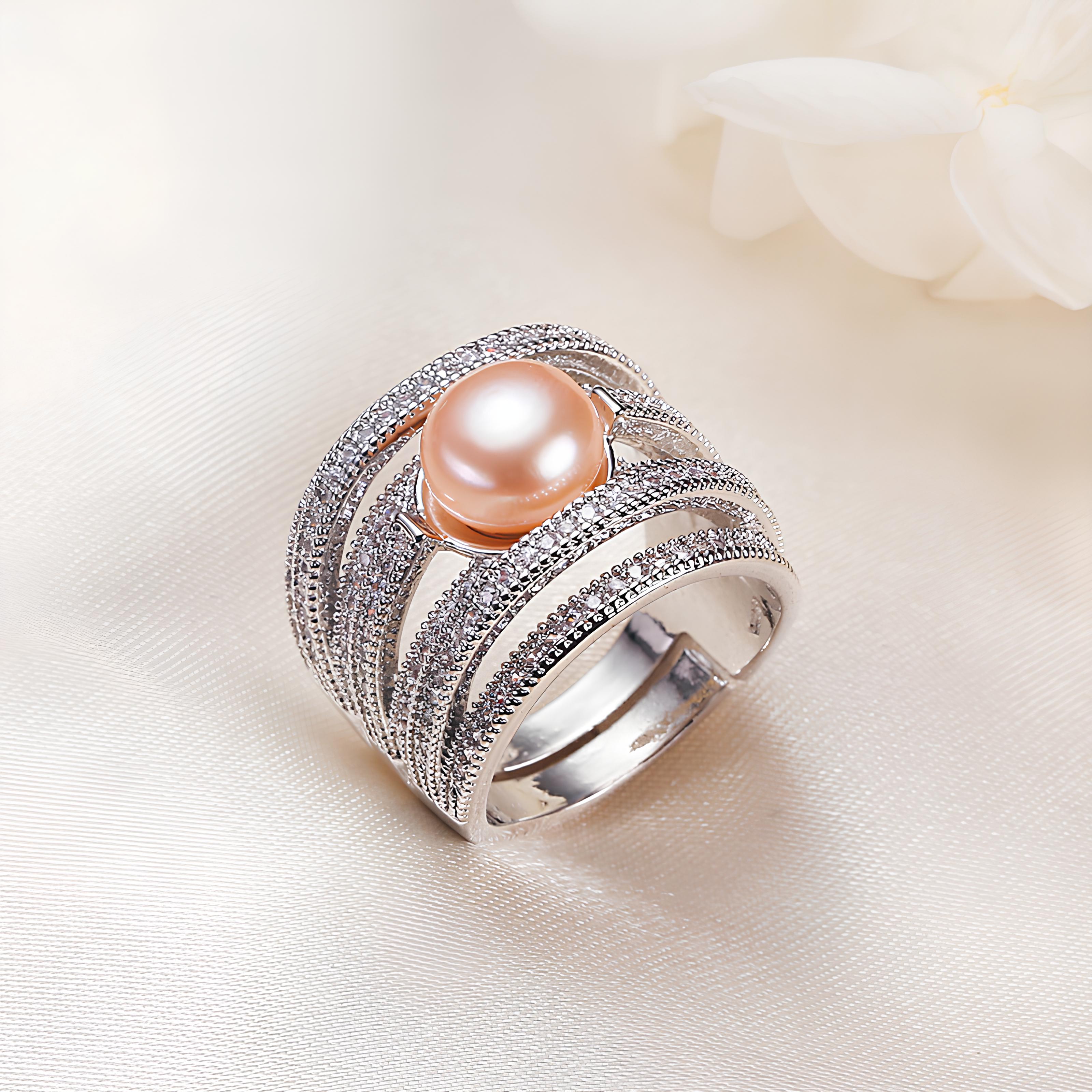 Pearl Ring ~ Sterling Silver 925 ~ MR242